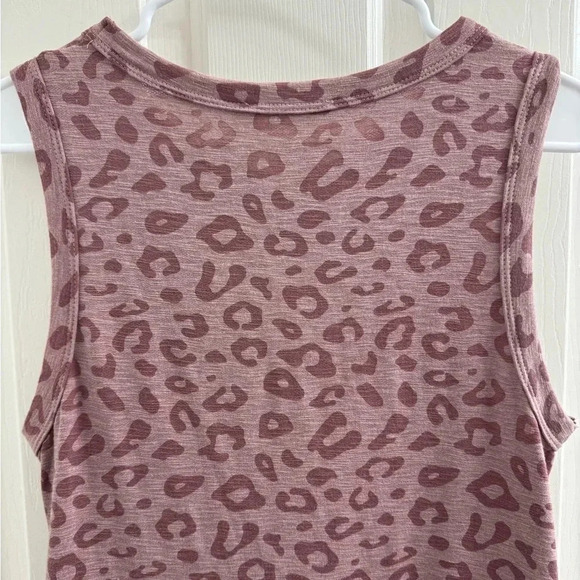 Lush boutique pink leopard midi dress with pockets - Picture 8 of 9